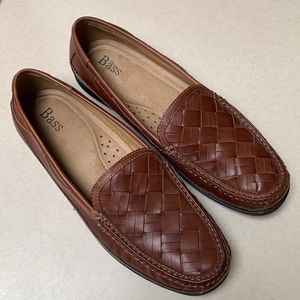 Bass Men's Brown Leather Loafers Size 12 M NWT